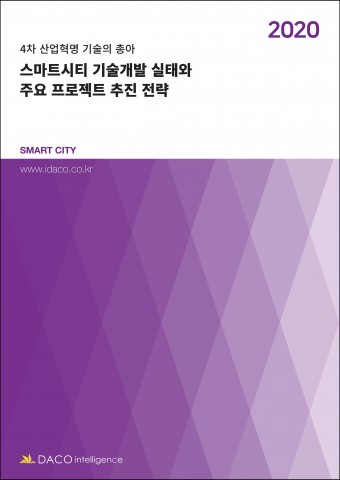 스마트시티 기술개발 실태와 주요 프로젝트 추진 전략 보고서 표지